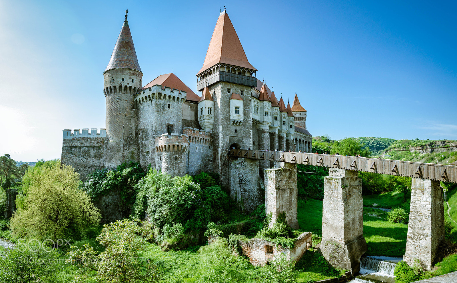 Nikon D5100 sample photo. Corvin castle photography