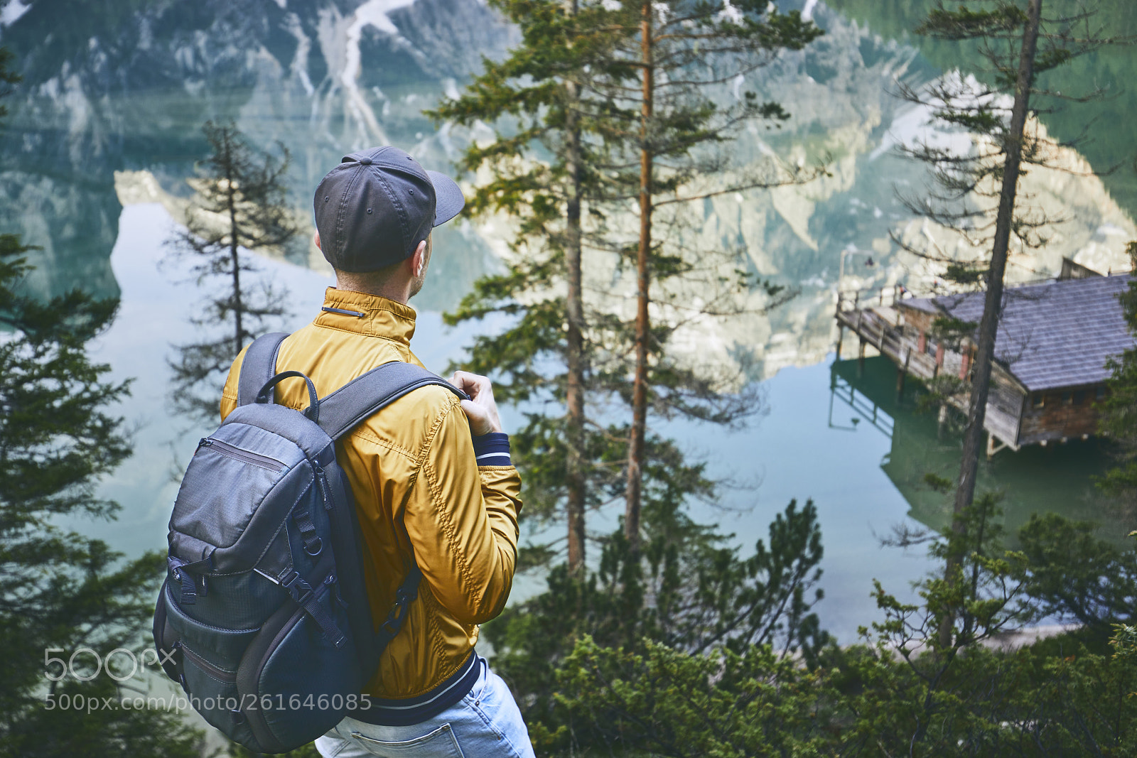 Canon EOS 5D Mark IV sample photo. Tourist in mountains photography