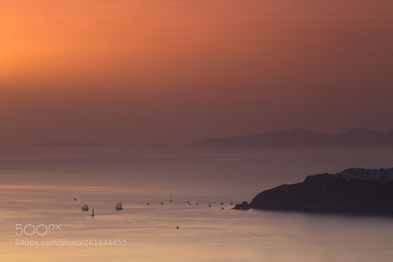 Canon EOS 6D sample photo. Oia sunset photography