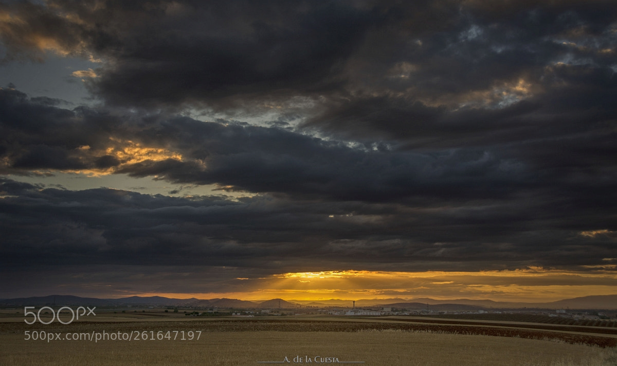 Nikon D7100 sample photo. Cloudy sunset photography