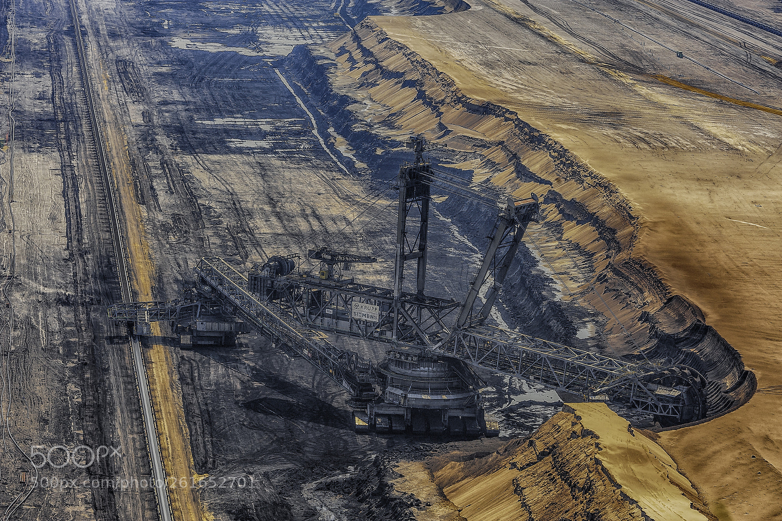 Nikon D700 sample photo. "brown coal open pit" photography