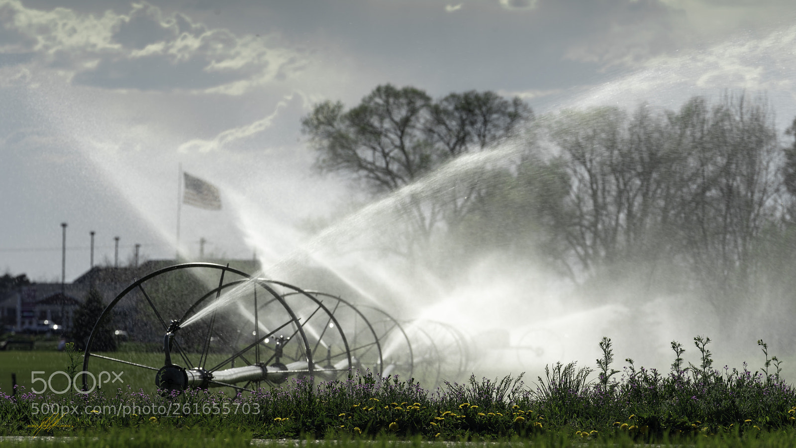 Sony a9 sample photo. Idaho our farm sprinklers photography
