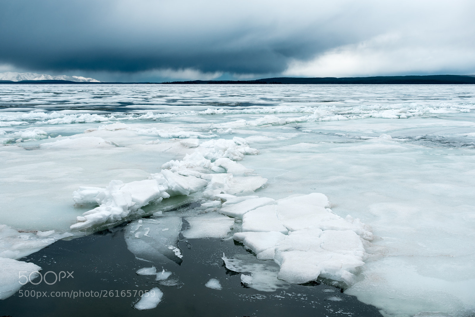 Nikon D3400 sample photo. Ice breaking- yellowstone photography