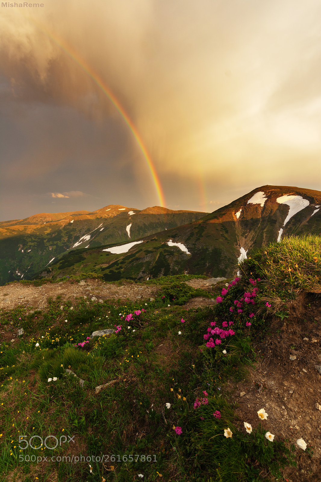 Nikon D7100 sample photo. Carpathian rainbow photography
