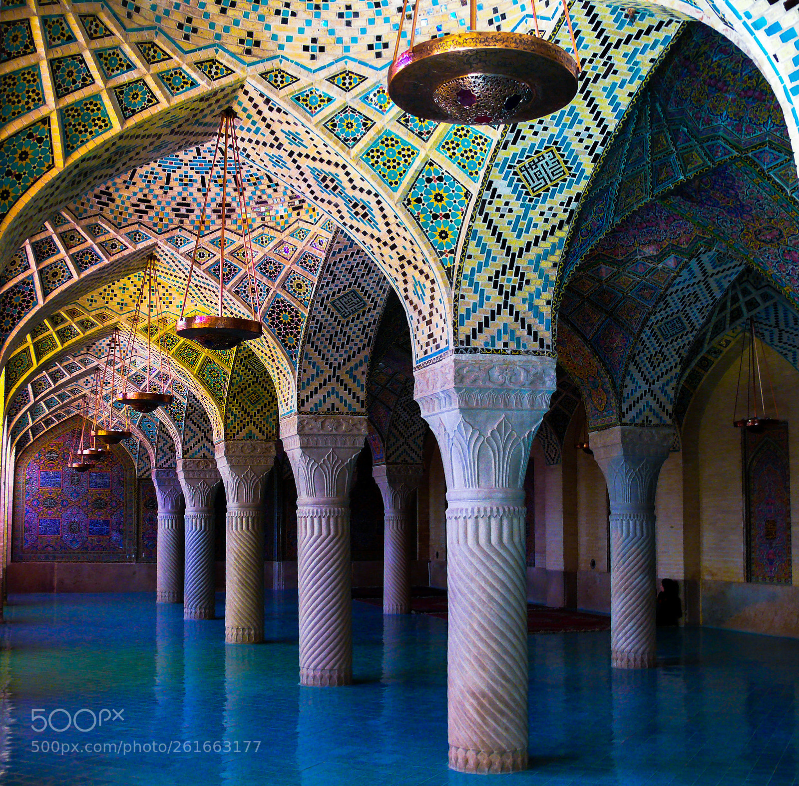Panasonic DMC-FZ50 sample photo. Nasir-ol-molk mosque photography
