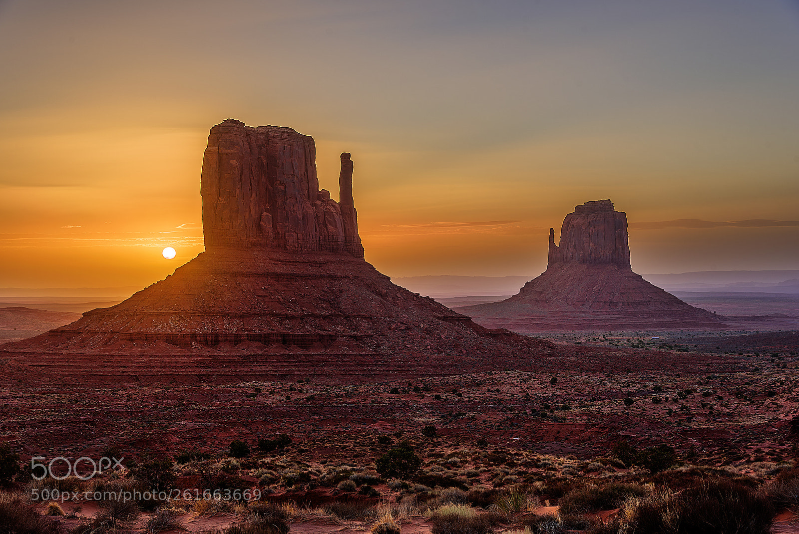 Nikon D750 sample photo. Sunrise of monument valley photography