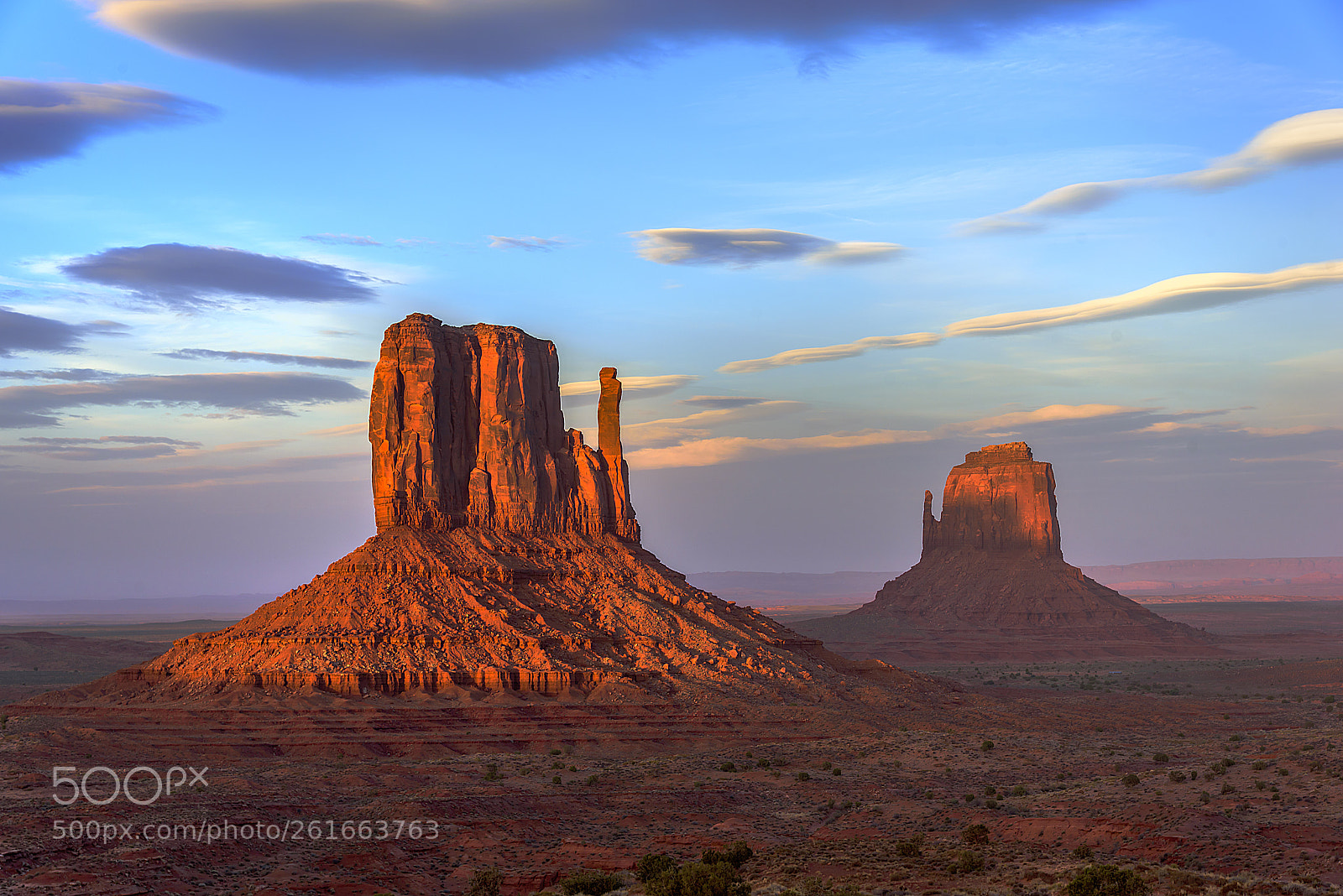 Nikon D750 sample photo. Sunset of monument valley photography