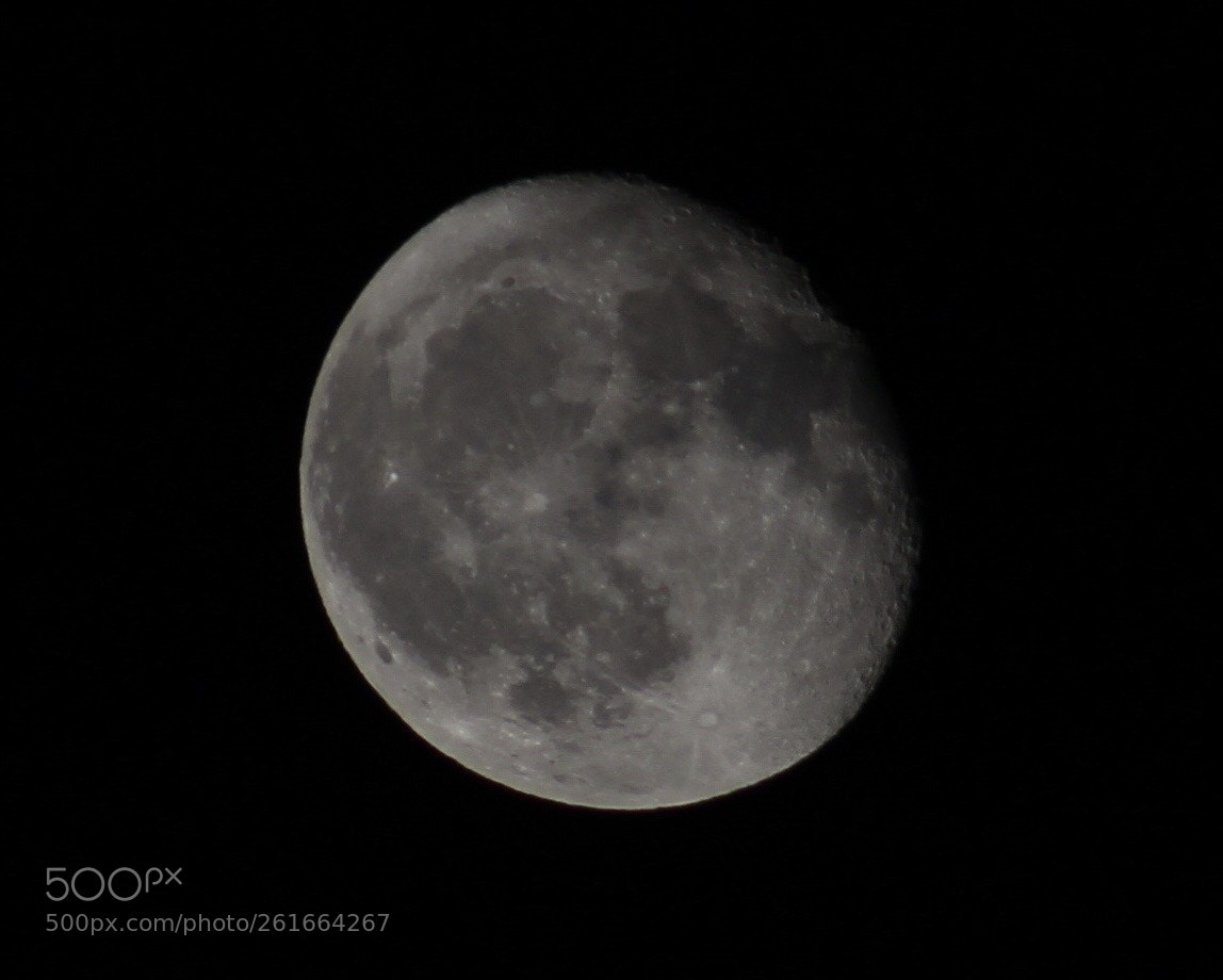 Canon EOS 1200D (EOS Rebel T5 / EOS Kiss X70 / EOS Hi) sample photo. Moon photography