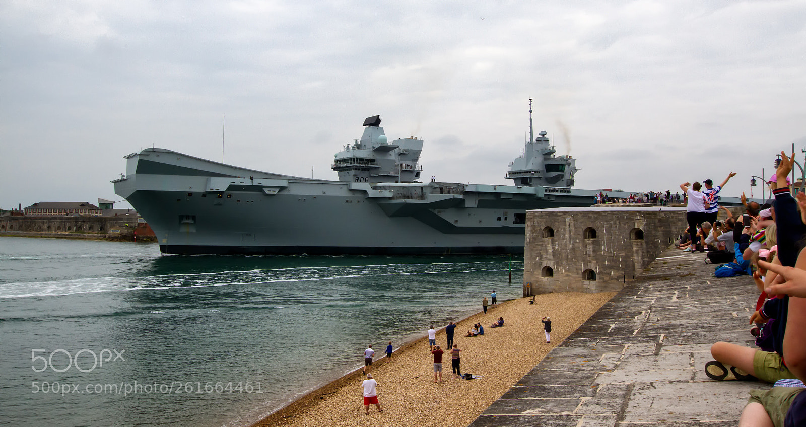 Canon EOS 7D sample photo. Hms queen elizabeth leaving photography
