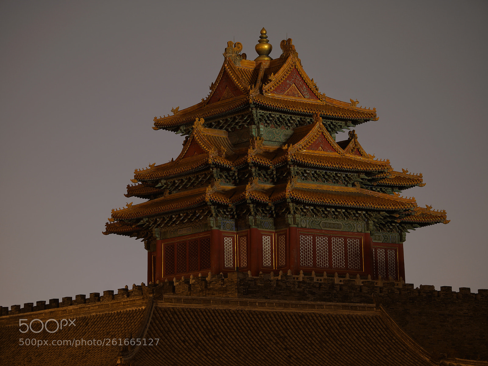 Sony a7R III sample photo. Watchtower of forbidden city photography