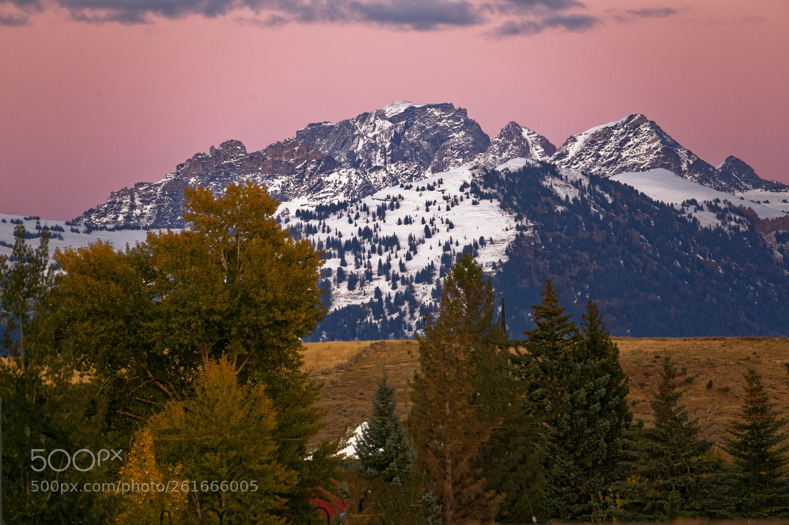 Canon EOS 6D sample photo. Grand teton mt. sunset photography