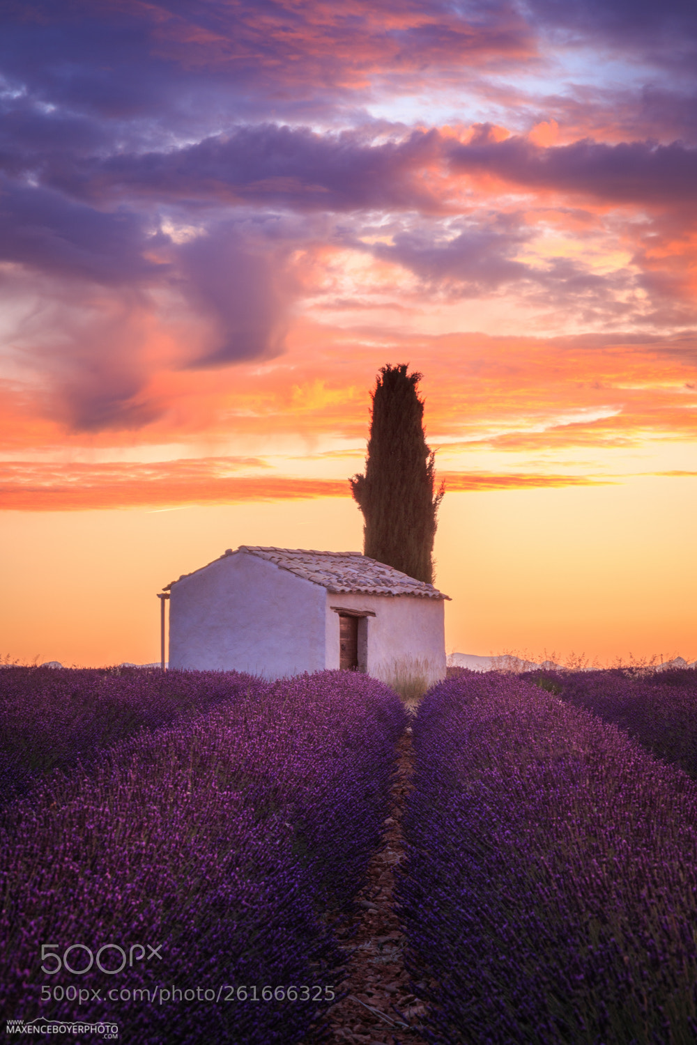 Canon EOS 6D sample photo. Sunset cabane - valensole photography