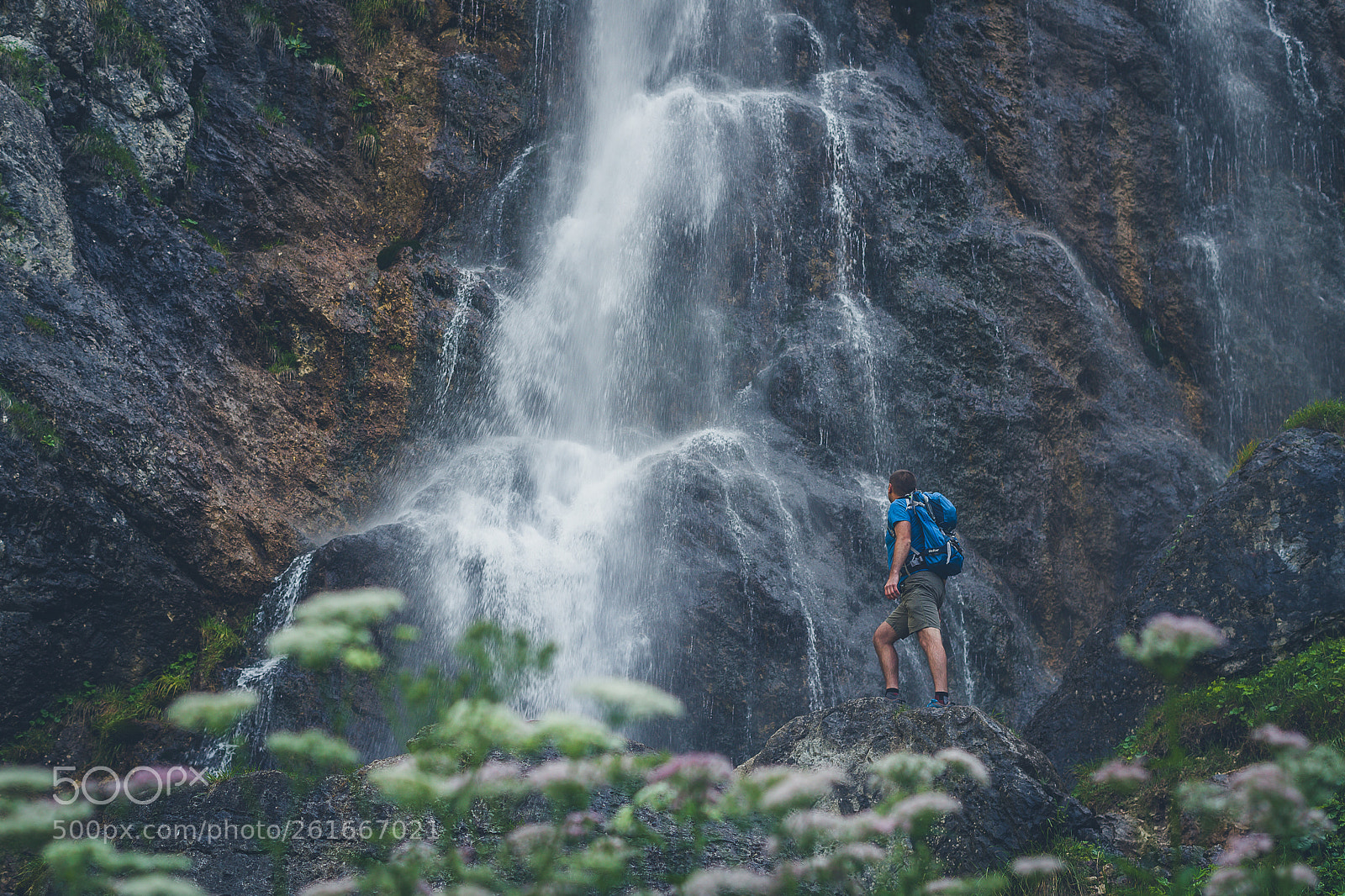 Pentax K-S2 sample photo. Under the dalfazer waterfall photography