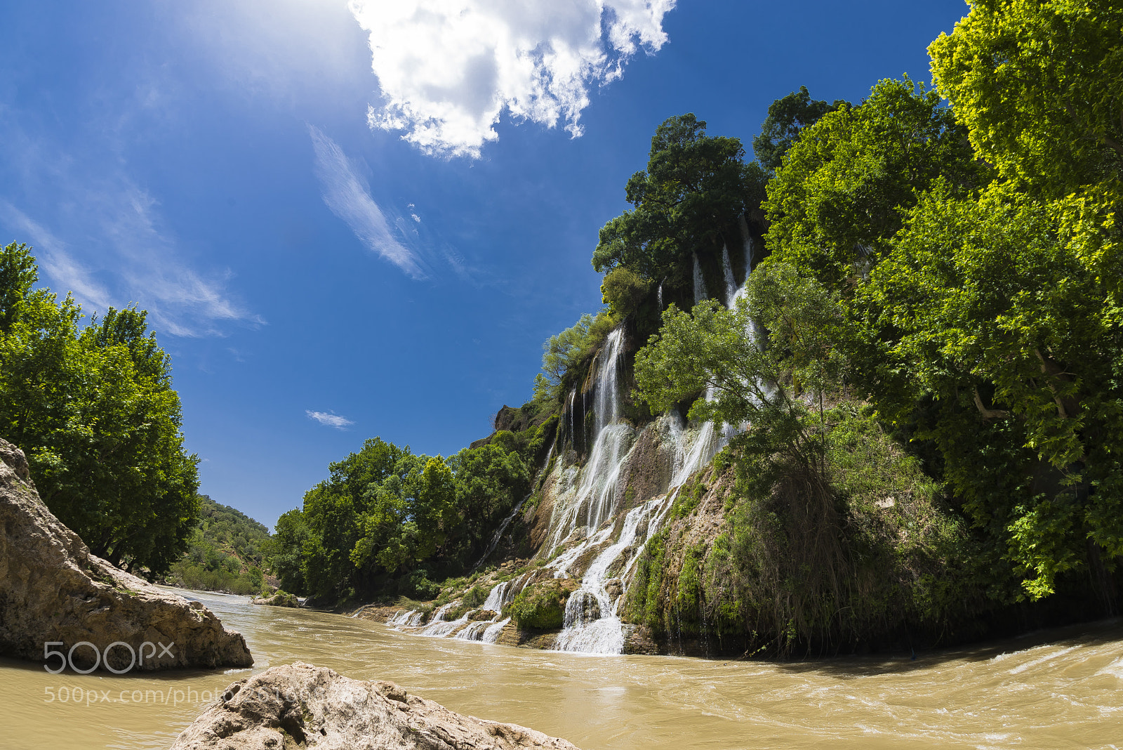 Nikon D610 sample photo. Bisheh waterfall photography