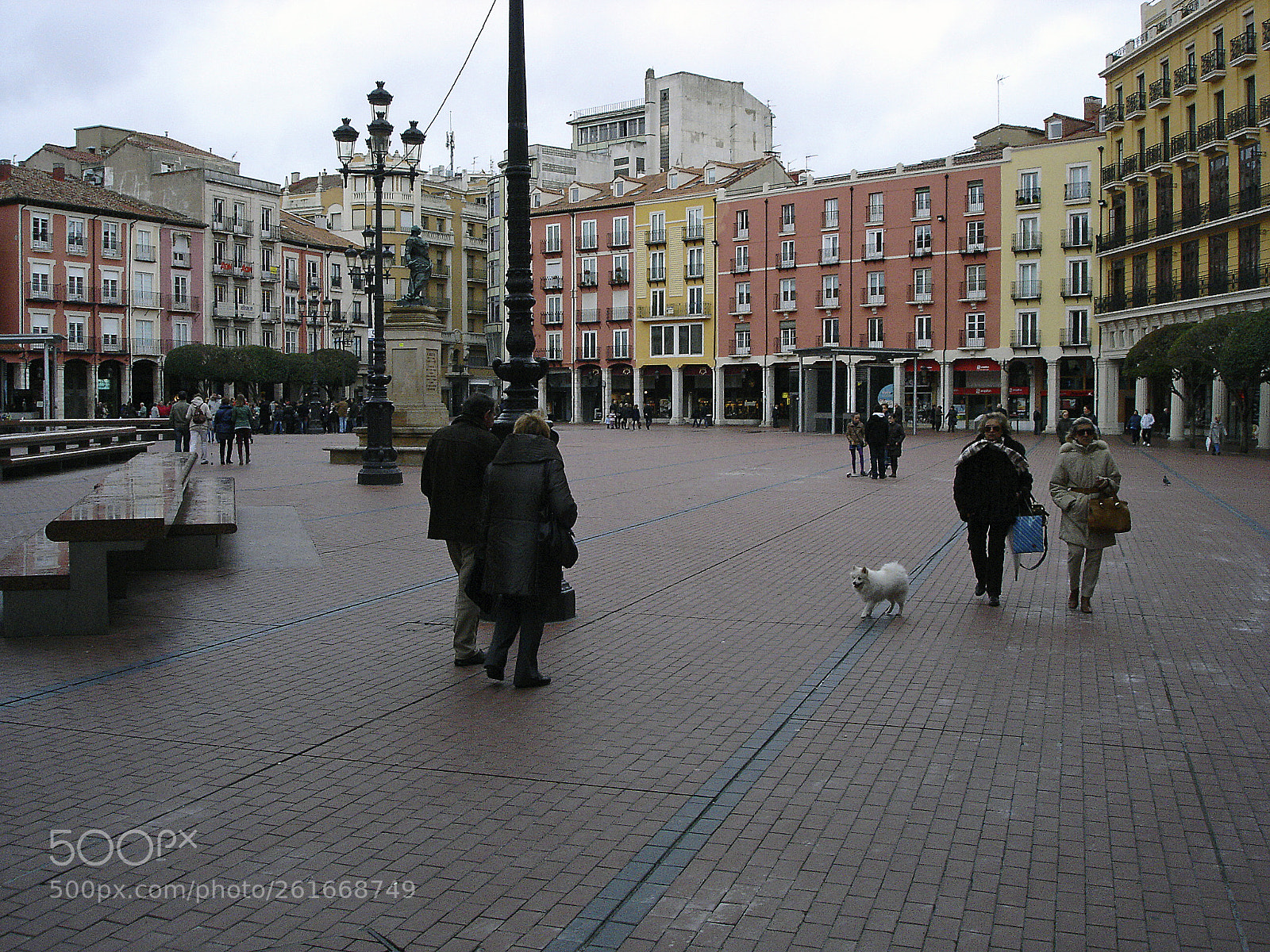 Sony DSC-P100 sample photo. Burgos plaza mayor photography