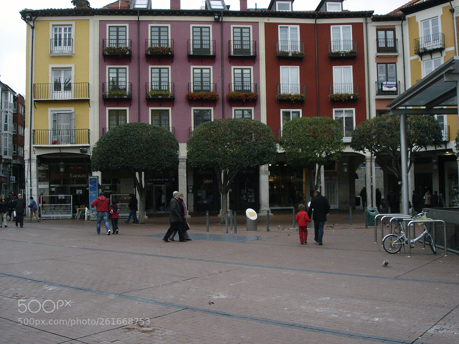 Sony DSC-P100 sample photo. Burgos plaza mayor photography
