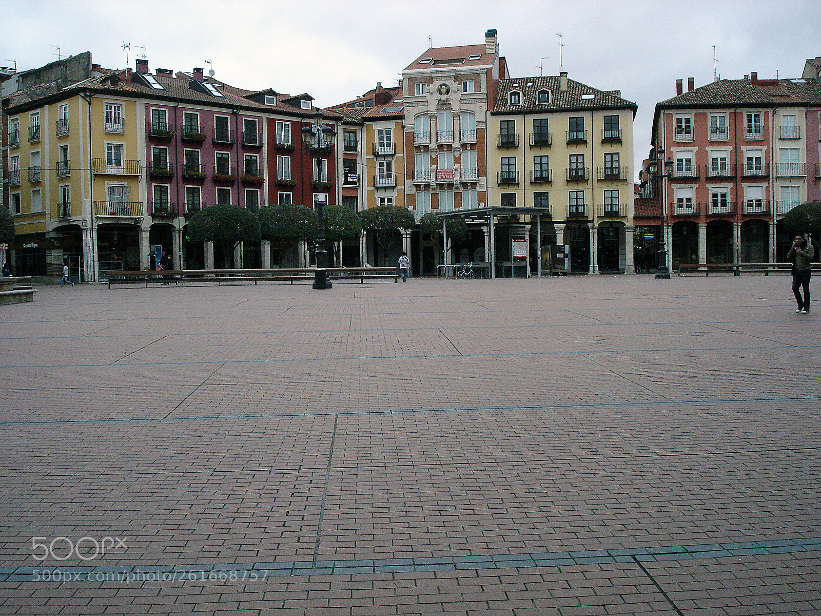 Sony DSC-P100 sample photo. Burgos plaza mayor photography