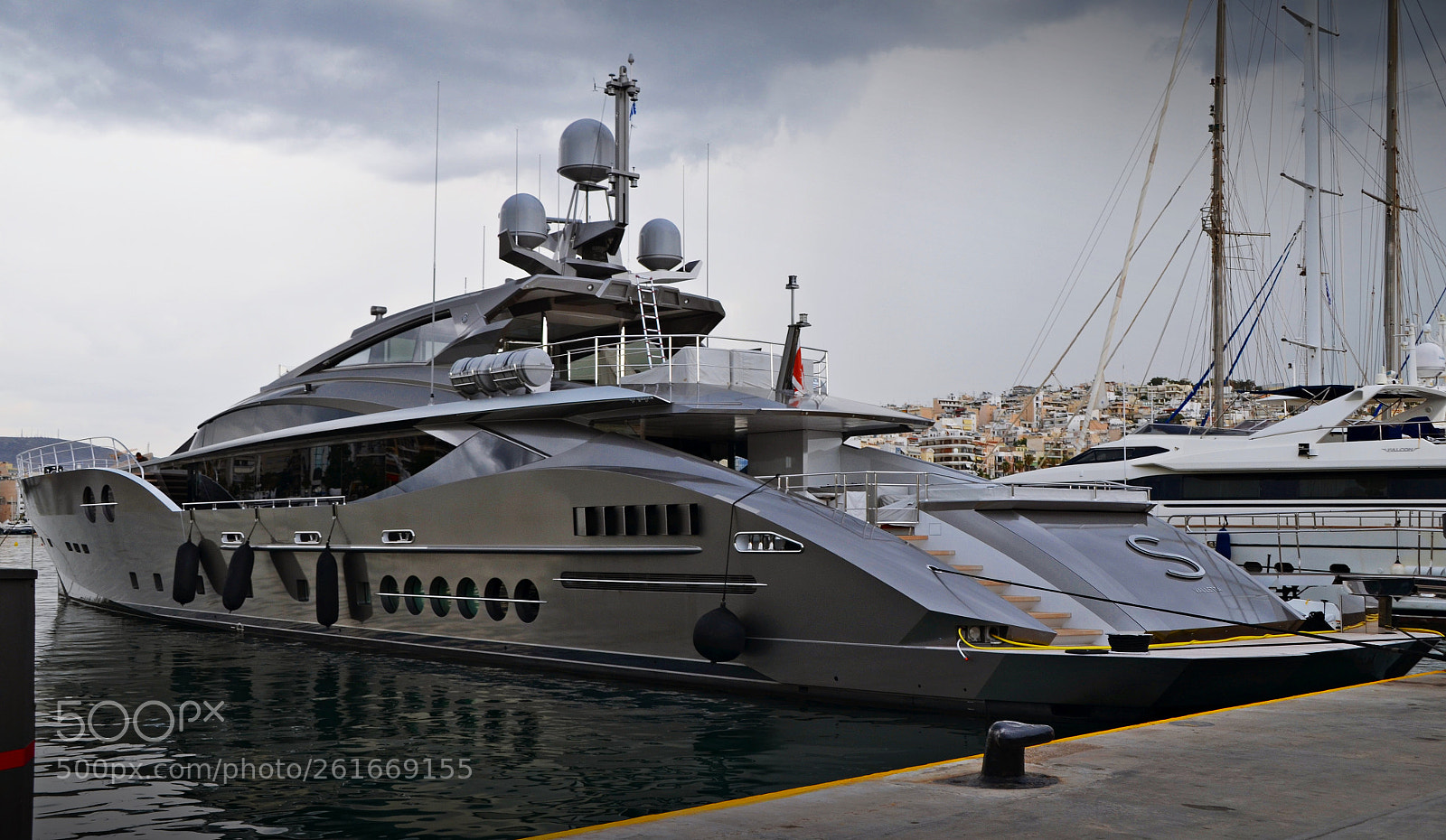 Nikon D5100 sample photo. Yacht... gray... photography