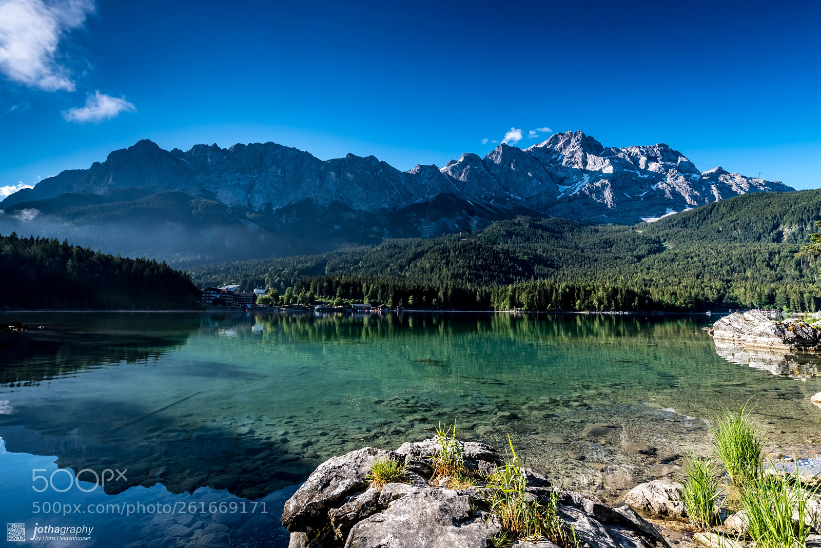 Nikon D750 sample photo. Eibsee and zugspitze in photography