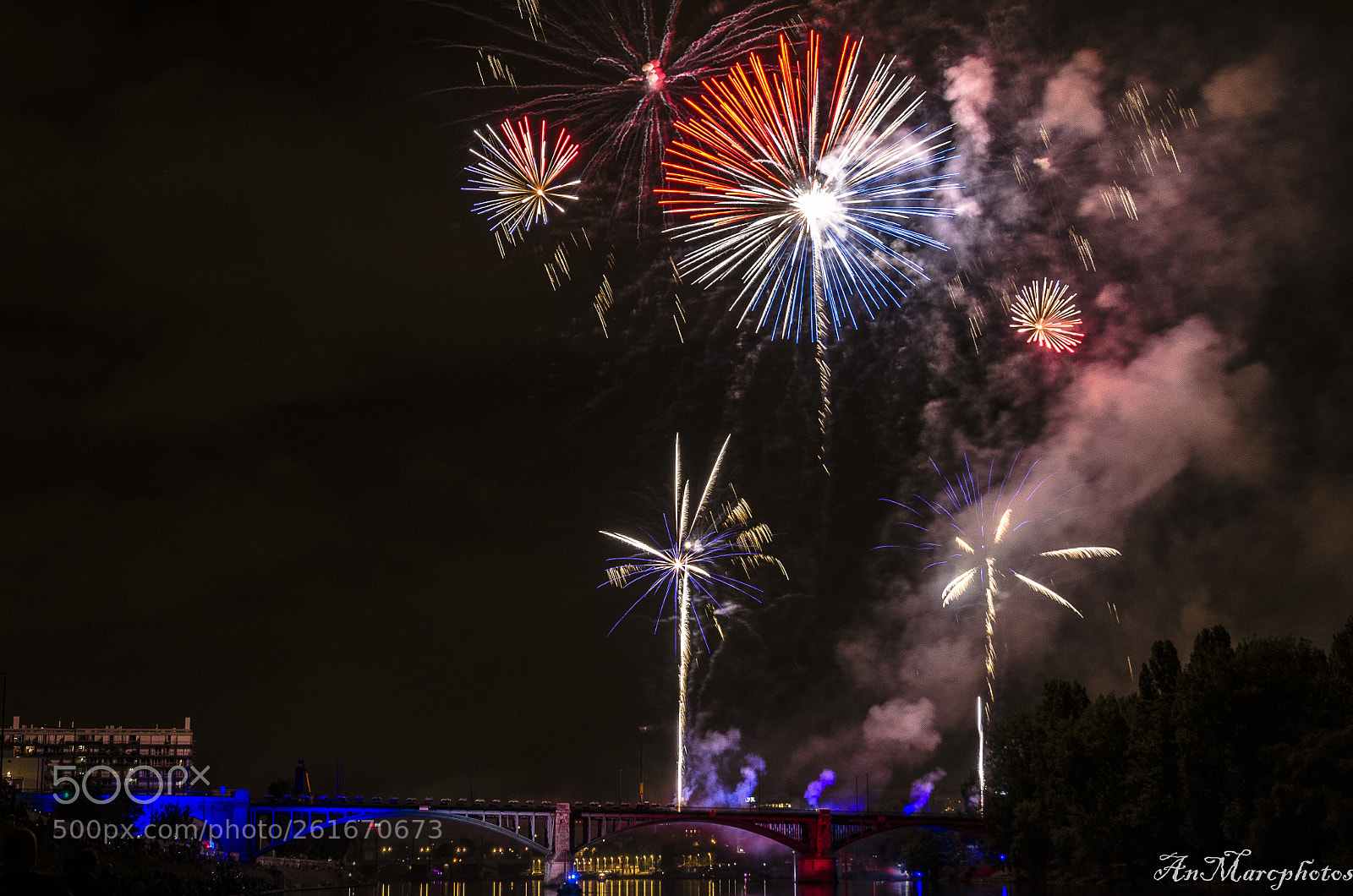Nikon D7000 sample photo. Feux d'artifice sur la photography