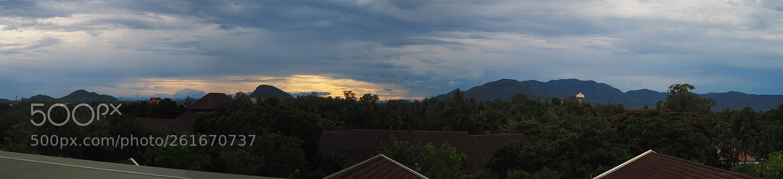 Olympus OM-D E-M1 sample photo. Sunset in cha-am photography