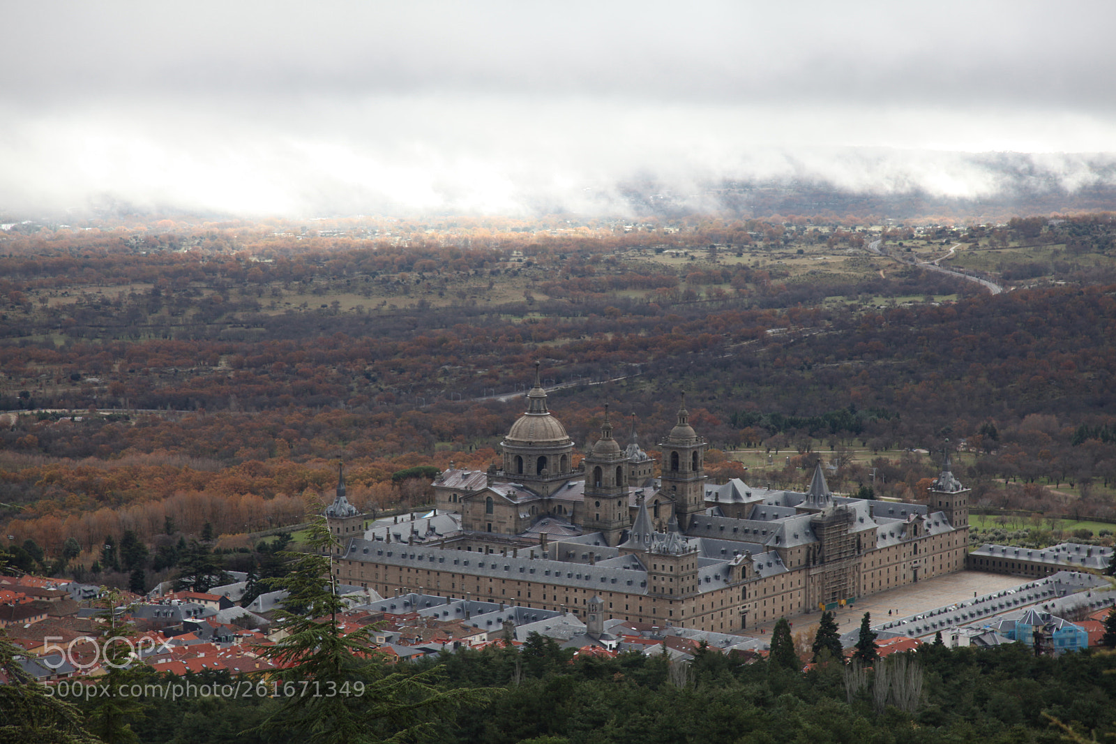 Canon EOS 5D Mark II sample photo. Monasterio de el escorial photography