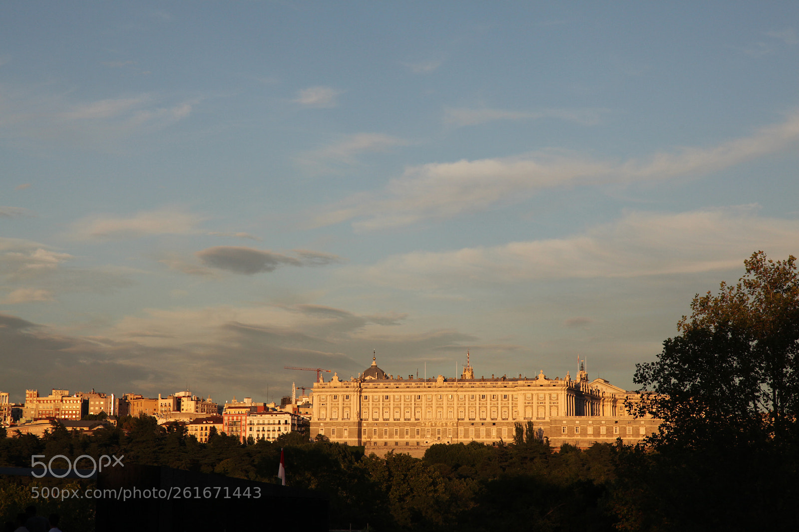 Canon EOS 5D Mark II sample photo. Palacio real madrid photography