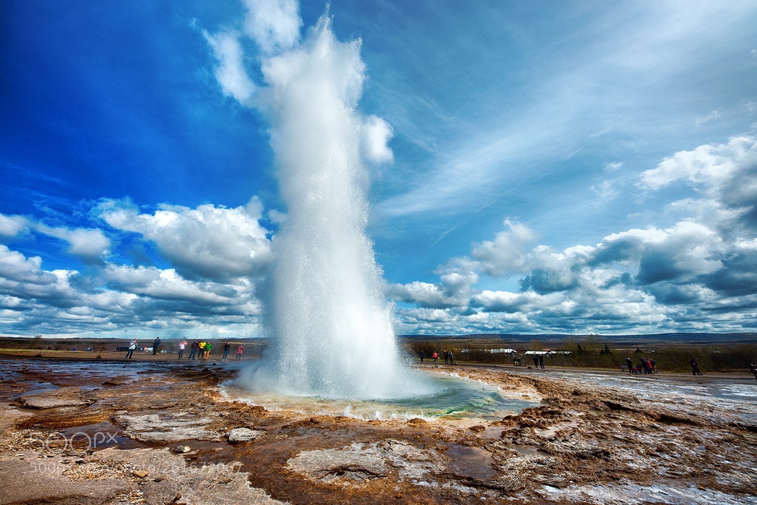 Nikon D800 sample photo. Island geysir photography