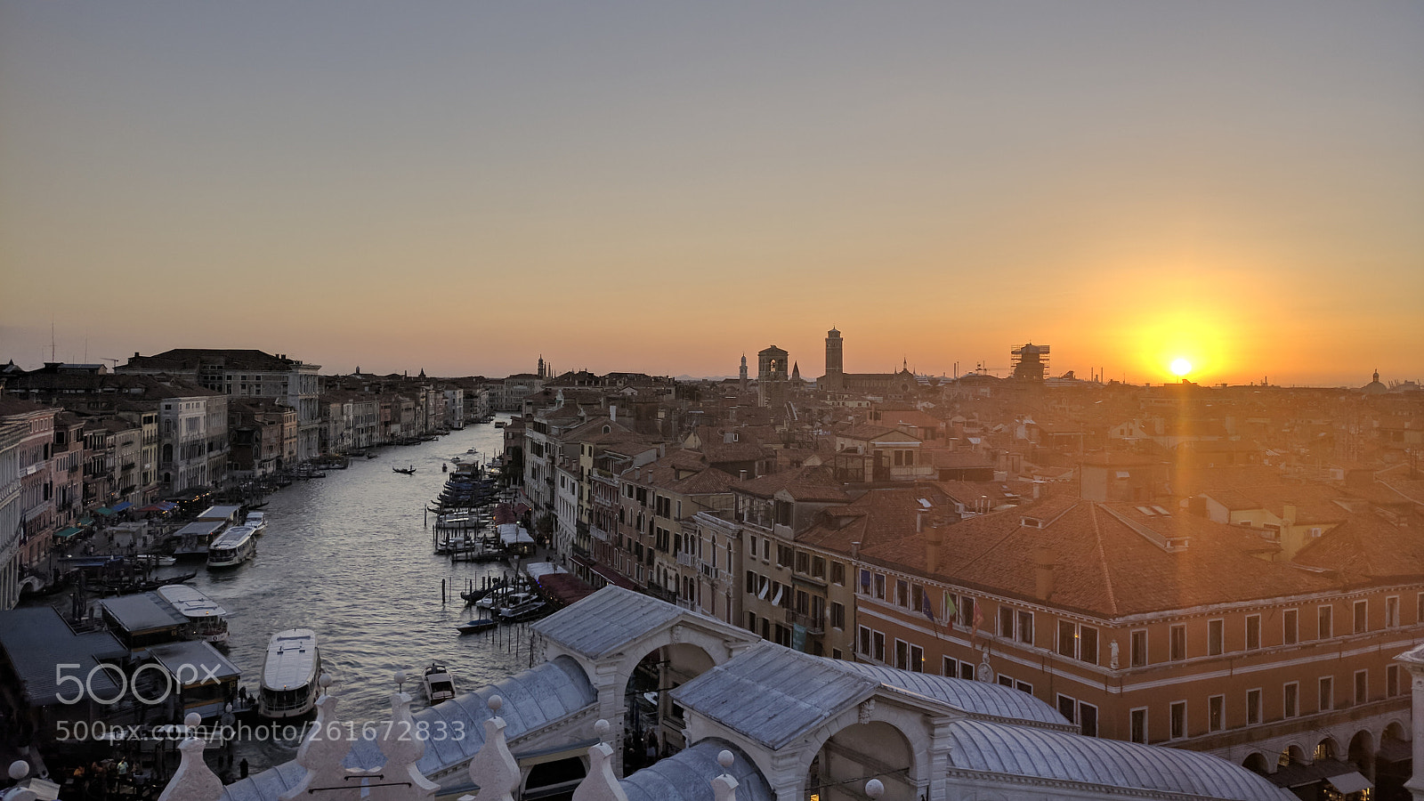 OnePlus A3003 sample photo. Sunset venice photography