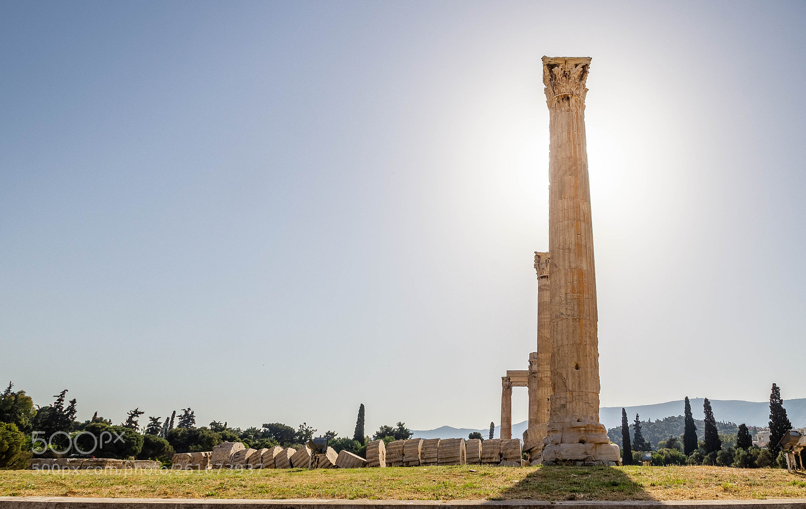 Canon EOS 60D sample photo. The fallen column photography