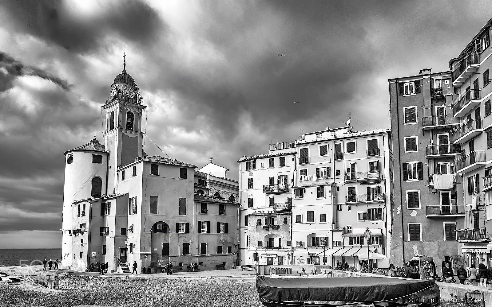 Nikon D5500 sample photo. B&w camogli 6 photography