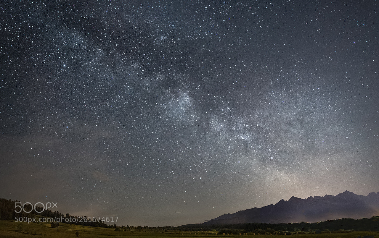 Nikon D5 sample photo. Tatra mountains, milkyway, poland photography