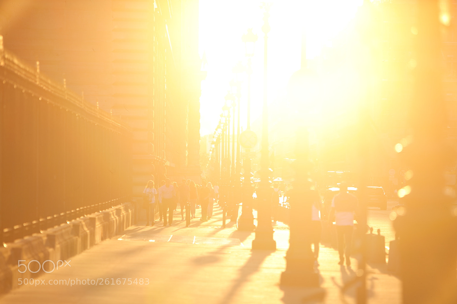 Canon EOS 5D sample photo. Coucher de soleil rue photography