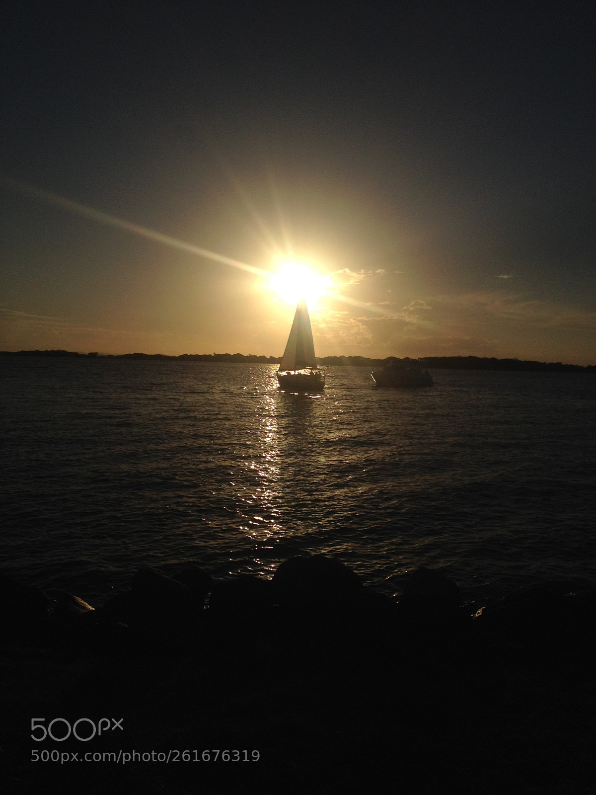 Apple iPhone 4S sample photo. Sailing in the sunset photography