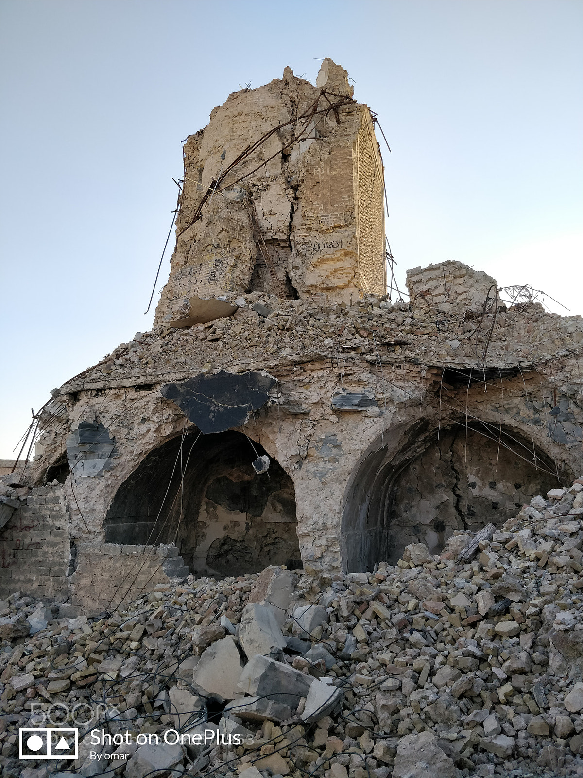 OnePlus 5 sample photo. Al-hadbaa minaret photography
