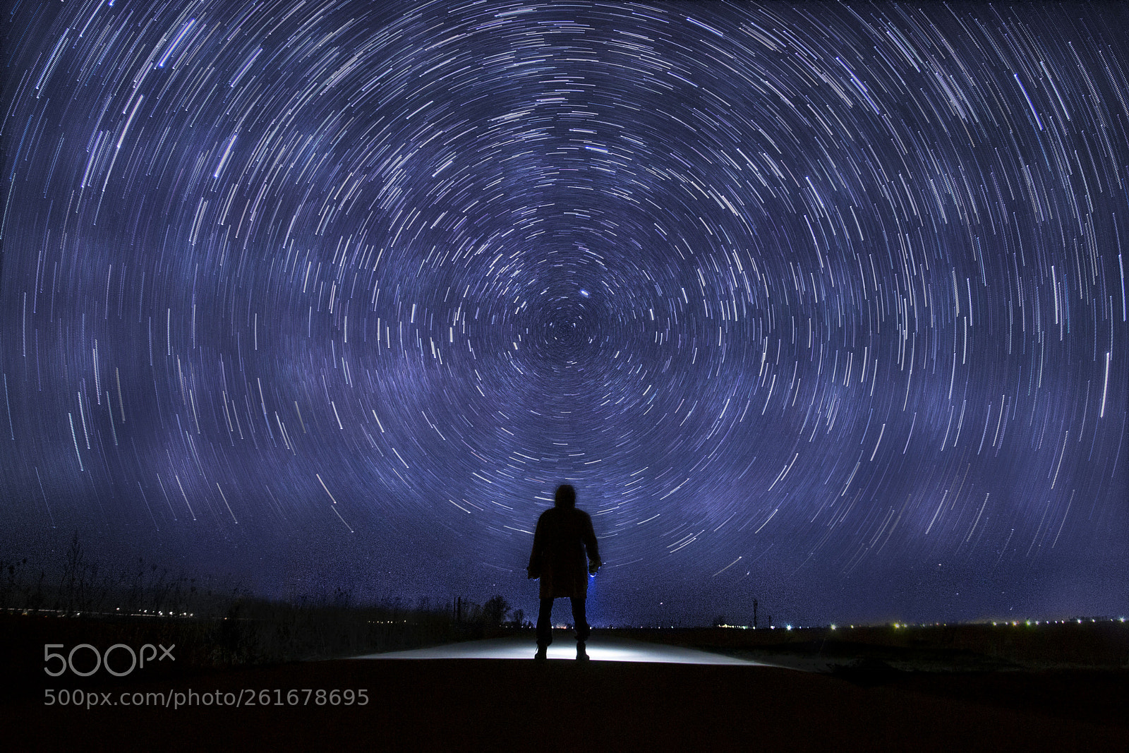 Nikon D3100 sample photo. Startrail silhouette photography