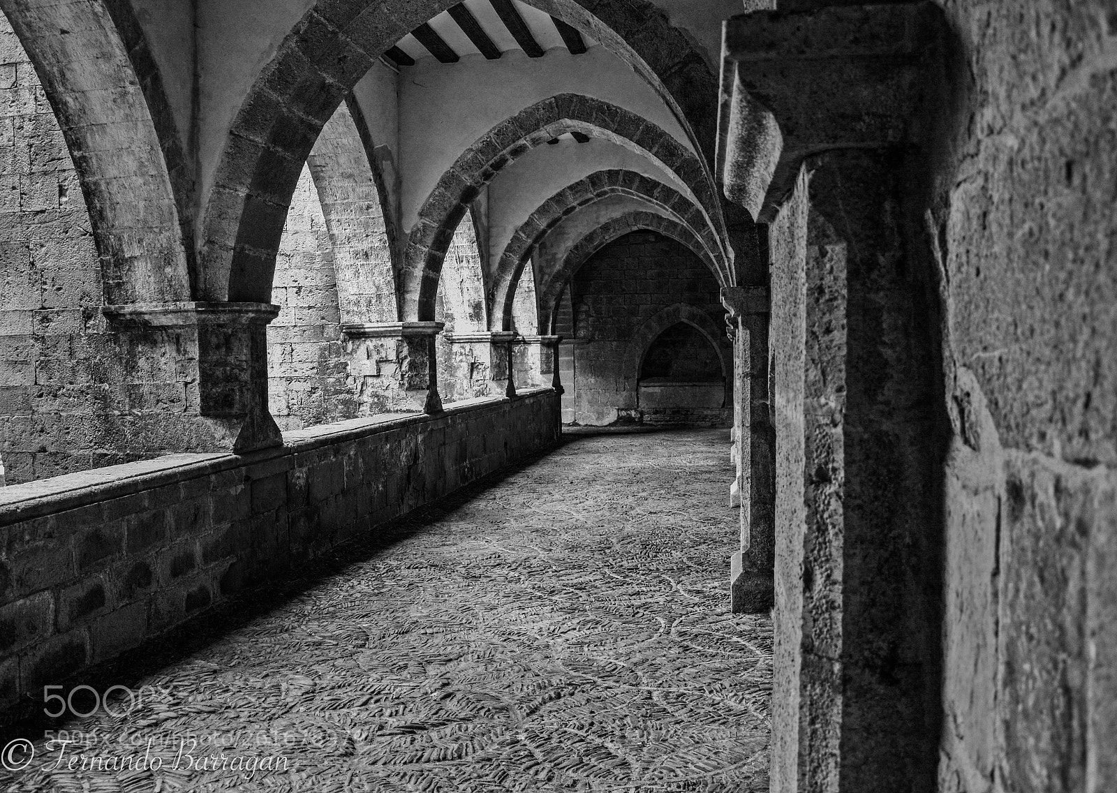 Nikon D7100 sample photo. Roncesvalle iglesia claustro photography