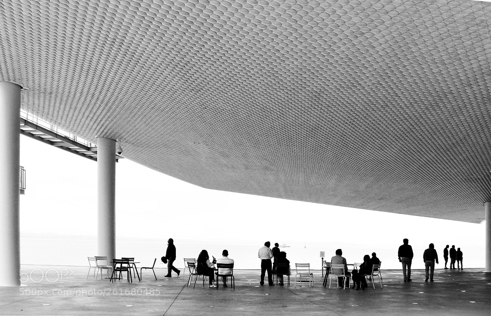 Nikon D3100 sample photo. Santander building photography