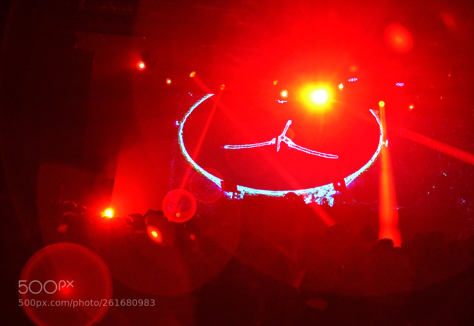 Nikon D3100 sample photo. Concert red lights photography