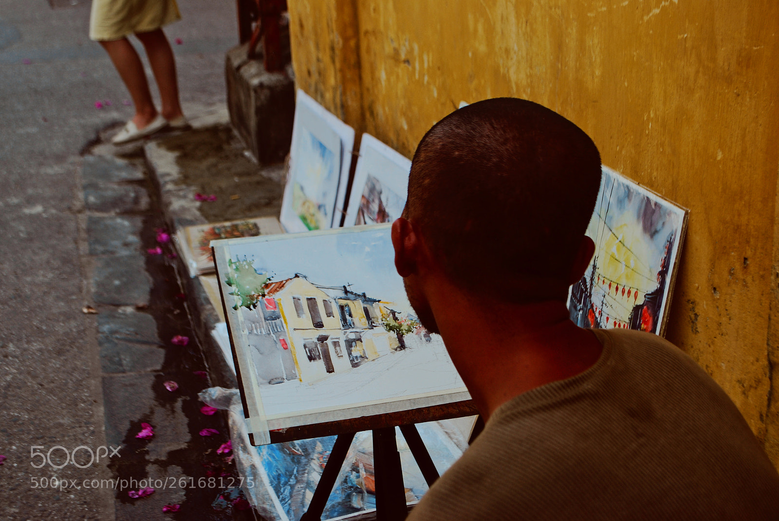 Nikon D60 sample photo. Natural watercolor paint from photography