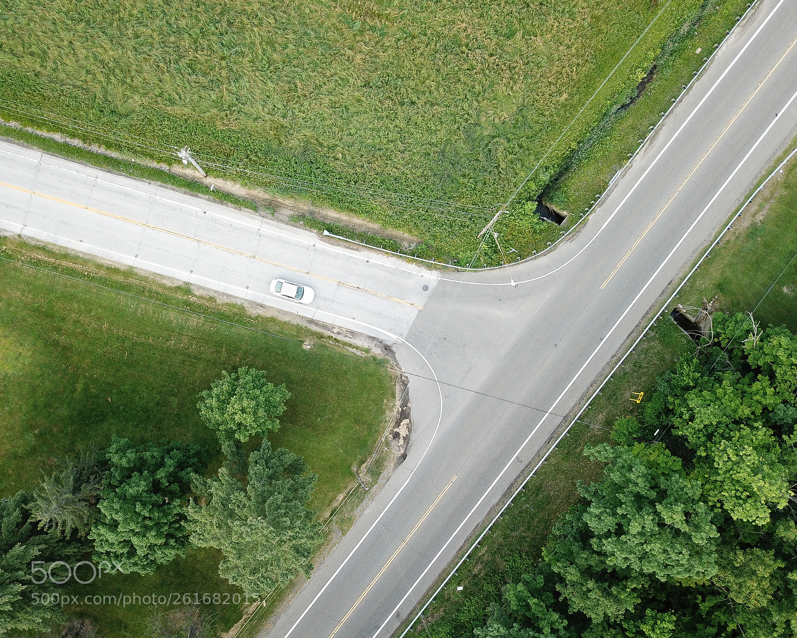 DJI FC220 sample photo. White car photography
