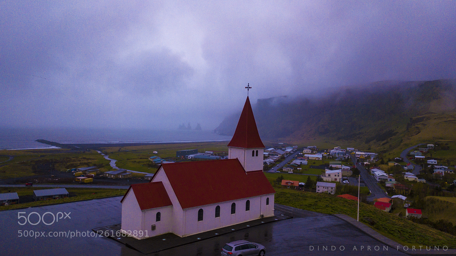 DJI FC220 sample photo. Vík í mýrdal photography