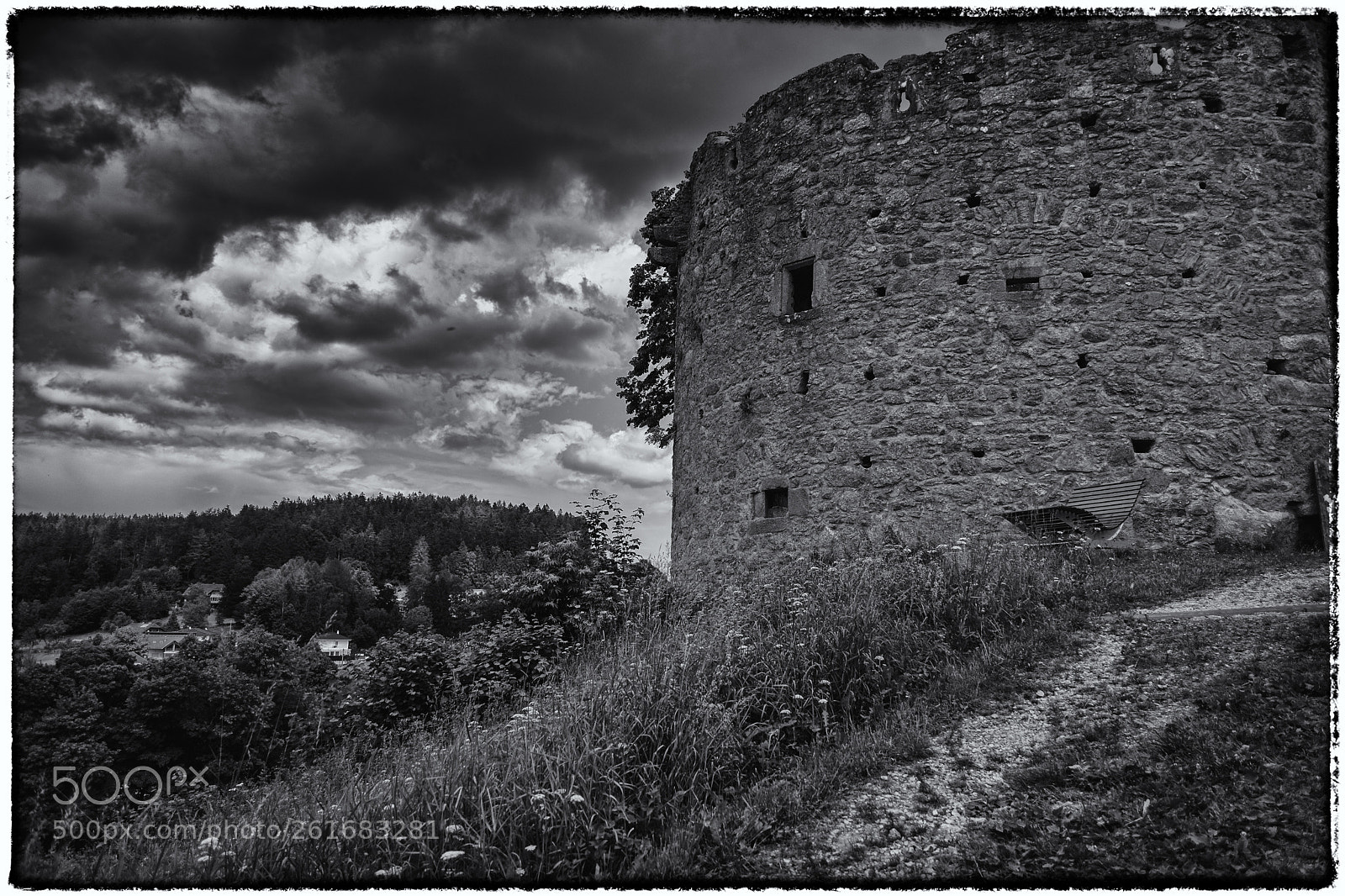 Nikon D5200 sample photo. Burg waxenberg hungerturm photography