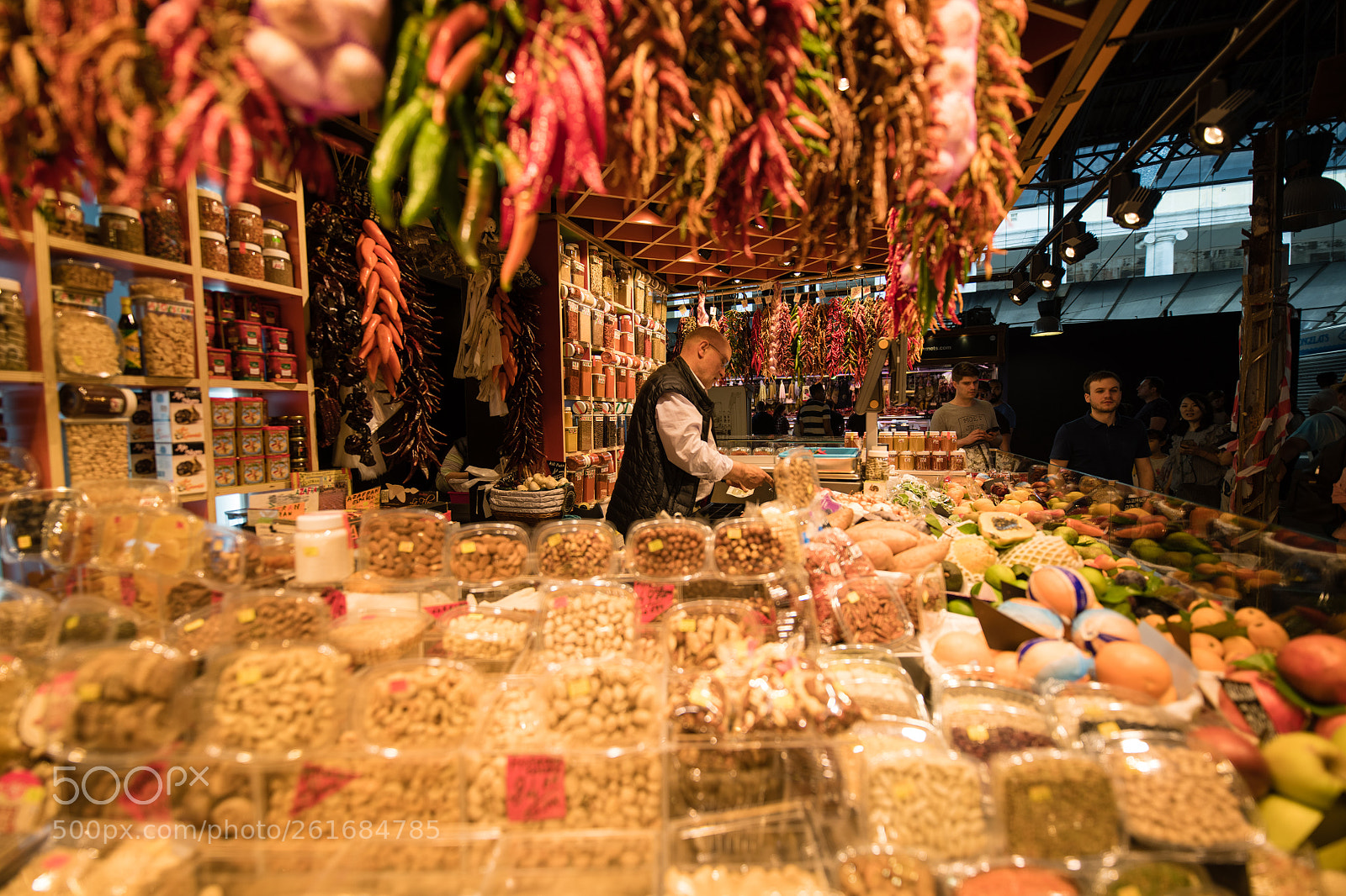 Nikon D850 sample photo. Barcelona market photography