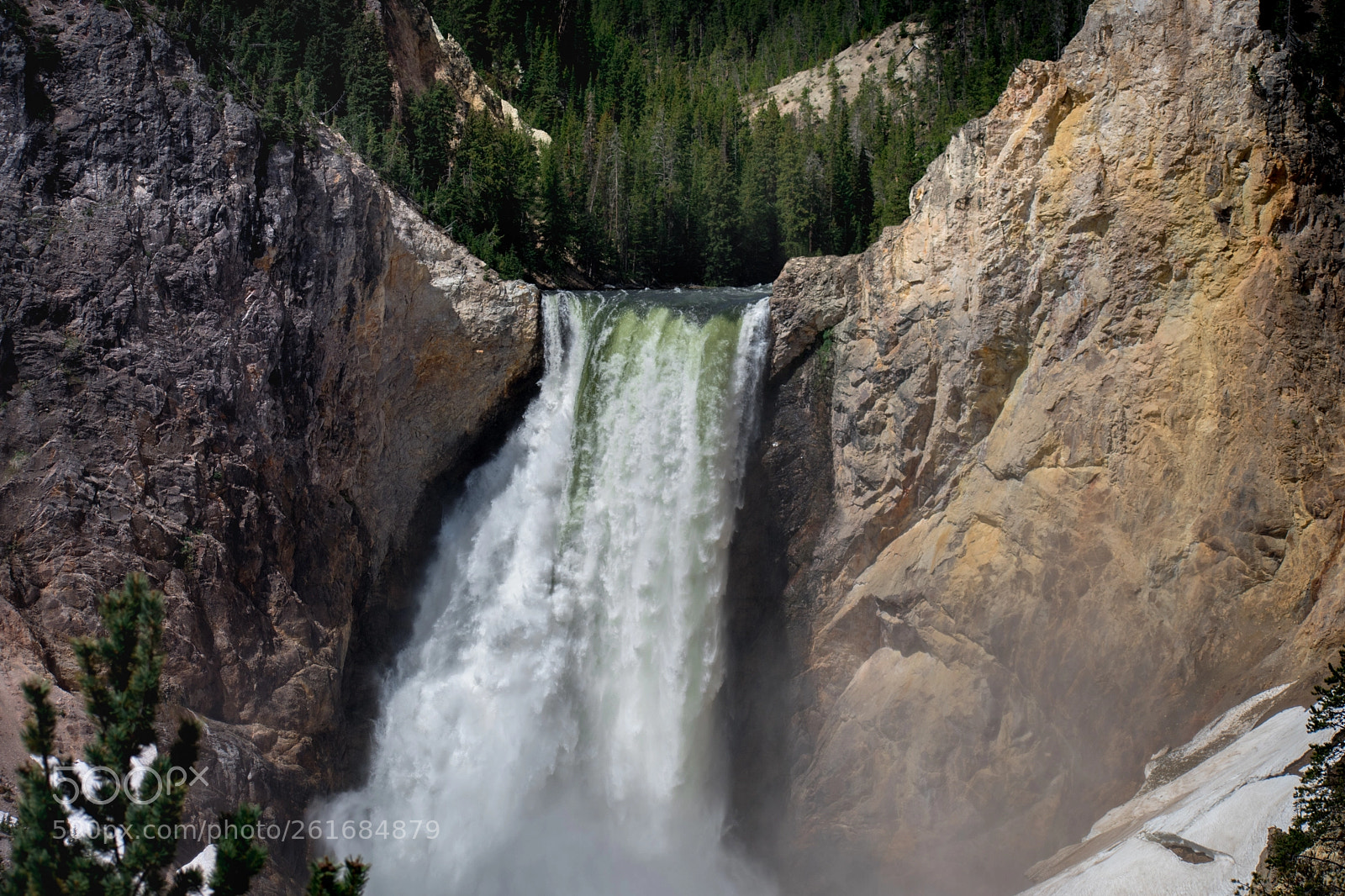 Nikon D5600 sample photo. Waterfall in yellowstone photography