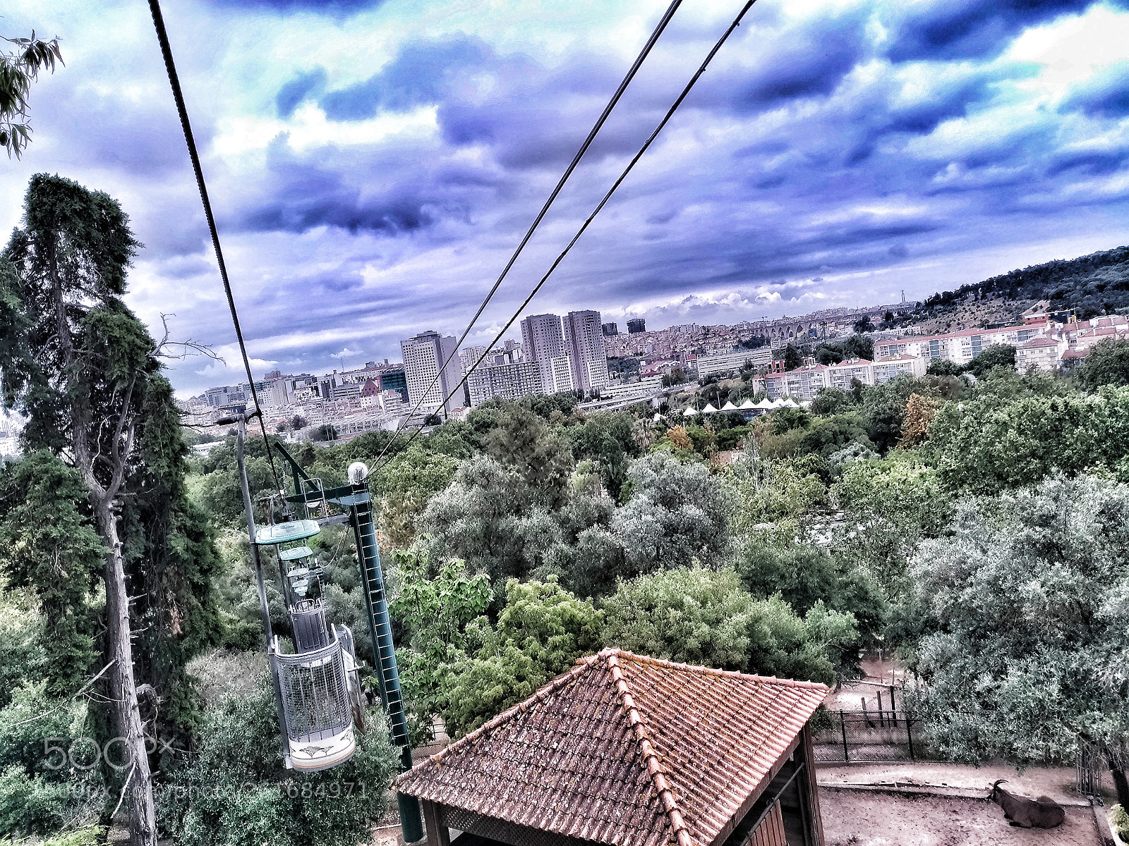 ASUS ZenFone 3 (ZE520KL) sample photo. Cable car, high view photography