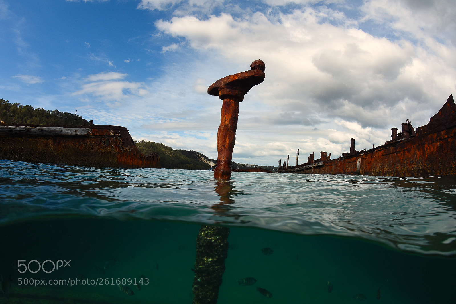 Nikon D7200 sample photo. Old boat underwater photography