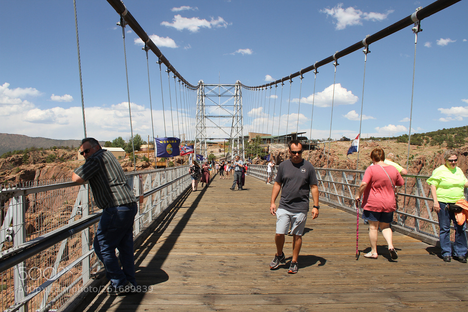 Canon EOS 7D sample photo. People on bridge photography