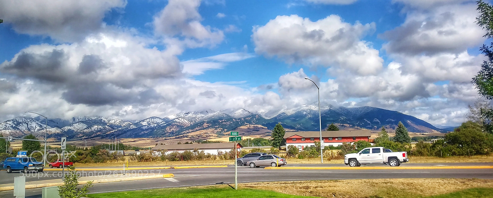 LG FIESTA LTE sample photo. Bridger mountains on a photography