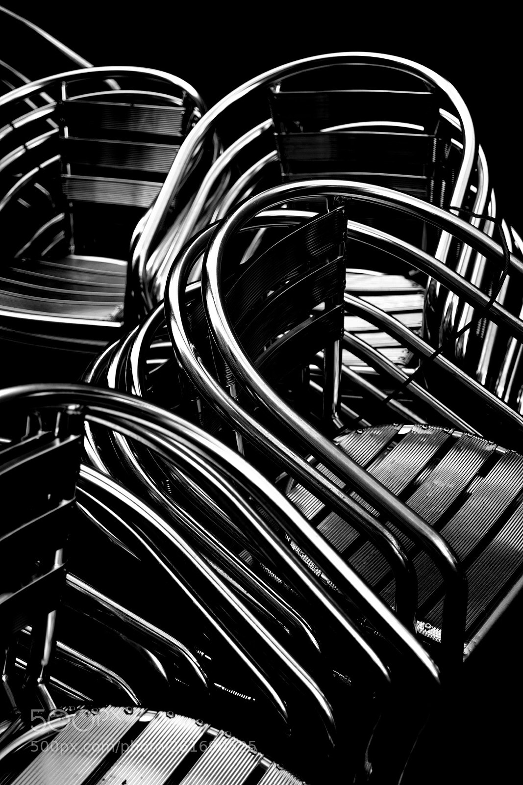 AF Zoom-Nikkor 28-70mm f/3.5-4.5D sample photo. Chrome chairs photography